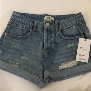 Forever 21 Girlfriend Jean Shorts